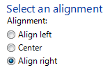 screen shot of redundant radio-button group label