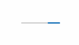 ProgressBar indeterminate
