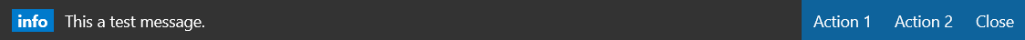 Visual Studio Code notification style