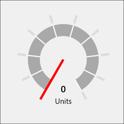 RadialGauge animation