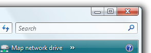screen shot of search text box