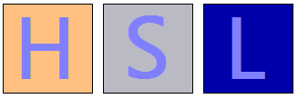 figure showing one color on different backgrounds