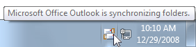 screen shot of infotip displaying status statement