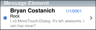 Message Element