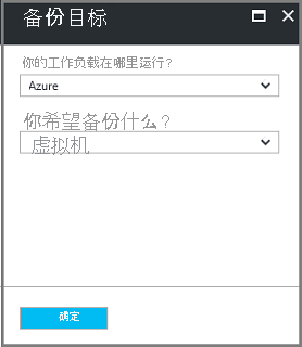 屏幕截图显示了如何打开“备份目标”边栏选项卡。