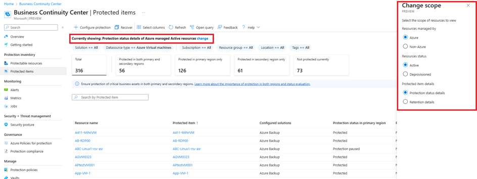 屏幕截图显示了范围选取器中更改范围的选项。