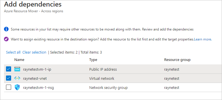 Screenshot displays page to add additional dependencies.