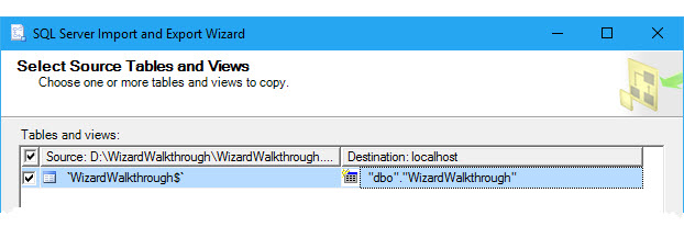 选择表(重命名后)