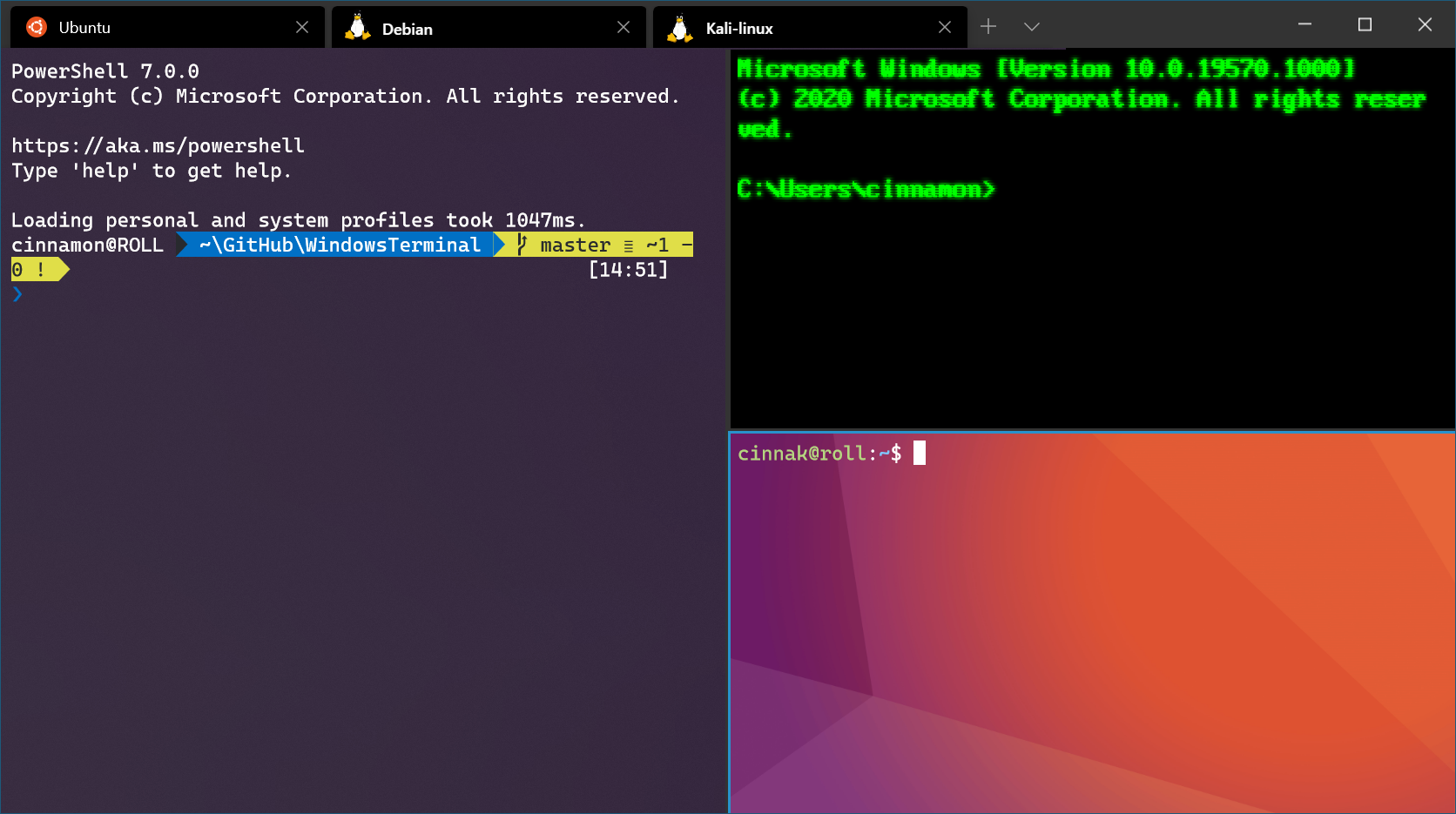 Windows 终端 screenshot