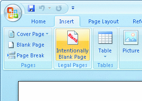 Figure 6 Insert Page Add-In