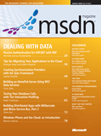 MSDN 杂志 八月 2010