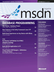 MSDN 杂志 九月 2011
