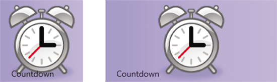 Countdown App Standard and Wide Tiles