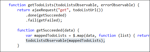 Visual Studio 打开的代码文件的屏幕截图，其中突出显示了调用堆栈中的项时对应的脚本。