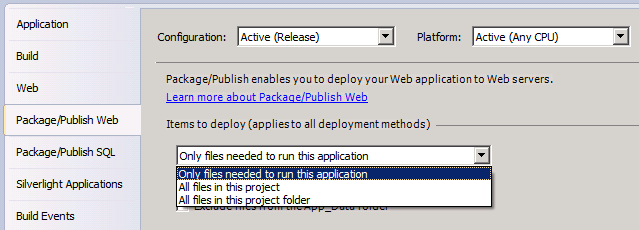 默认情况下，此项设置为“仅运行此应用程序所需的文件”。