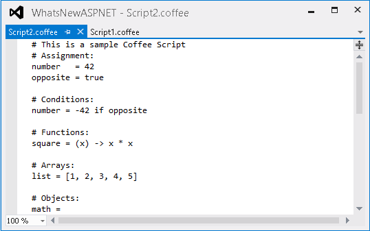 CoffeeScript 文件