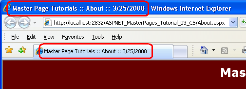 页面标题以编程方式设置并包含当前日期