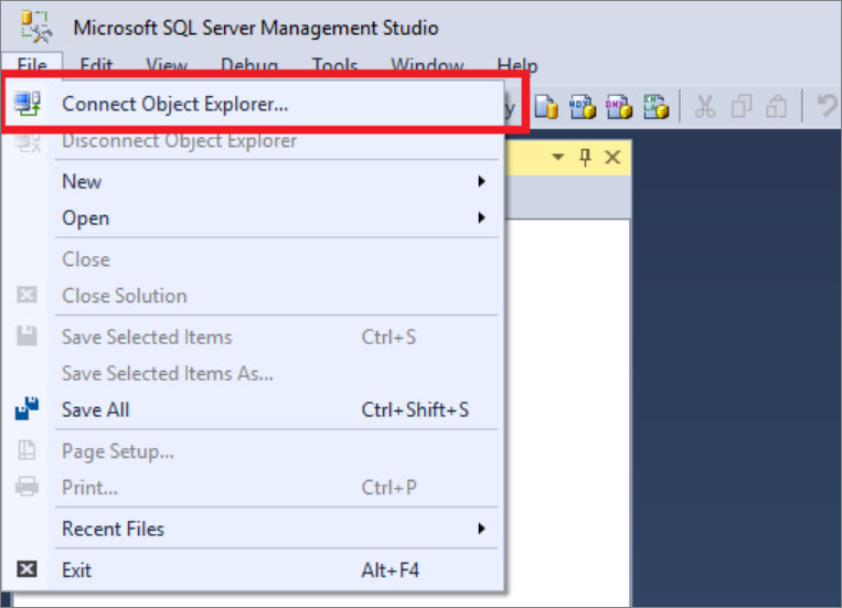SQL Server 对象资源管理器