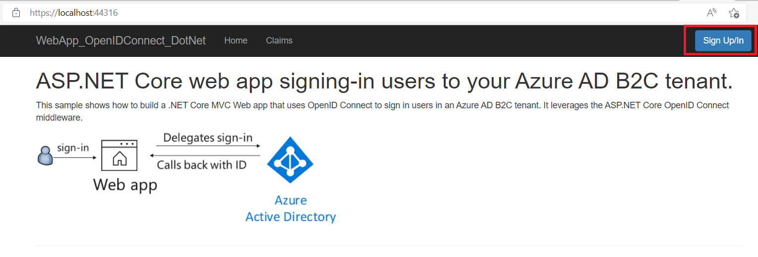 该屏幕截图显示了项目欢迎页面的“登录”和“注册”按钮。