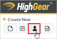 The Create New Contact button