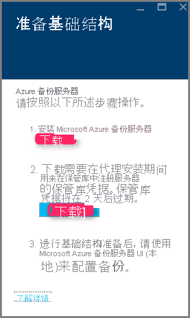 Prepare infrastructure for Azure Backup Server