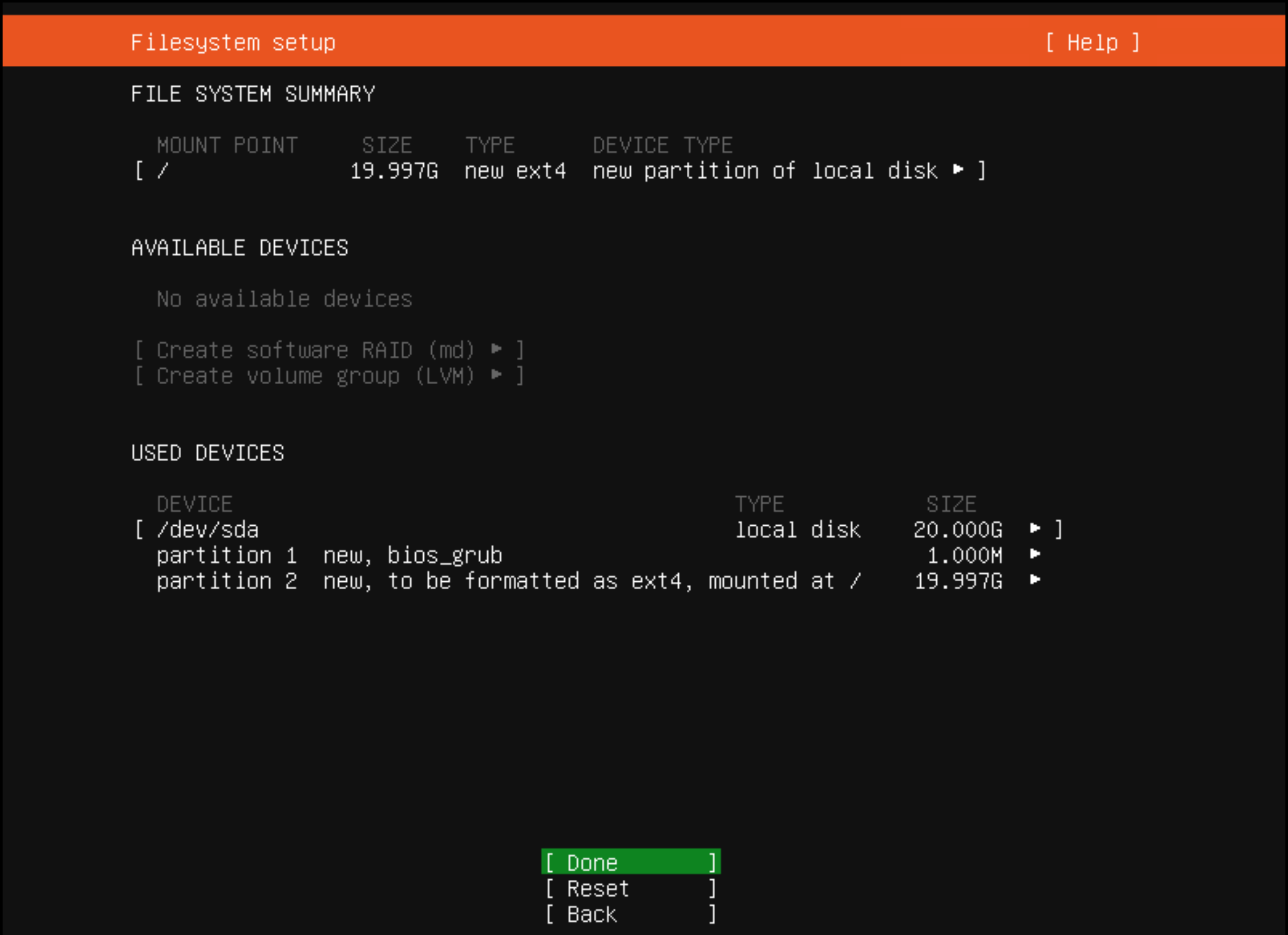 Thirteenth screenshot of an Ubuntu installation.