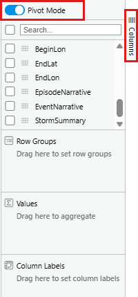 显示如何访问透视模式功能的屏幕截图。