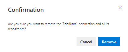 截图显示确认删除了 GitHub 连接。