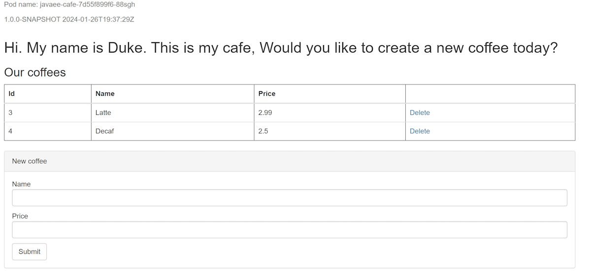 运行应用程序的屏幕截图。