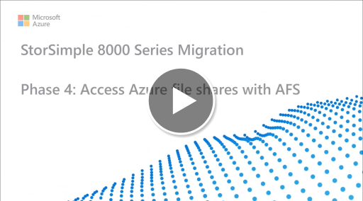 Azure 文件共享的访问选项 - 单击以播放!