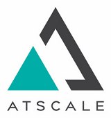 The logo of AtScale.