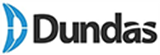 The logo of Dundas.