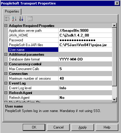 7bf30707-c7c6-409f-af18-9c9dfeb0de58 显示键入 PeopleSoft 用户 ID 的位置的屏幕截图。