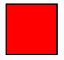 A rectangle painted using a SolidColorBrush