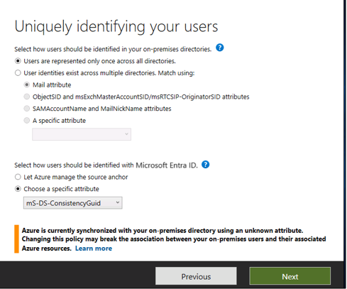 显示替代源定位点的指定属性的屏幕截图。