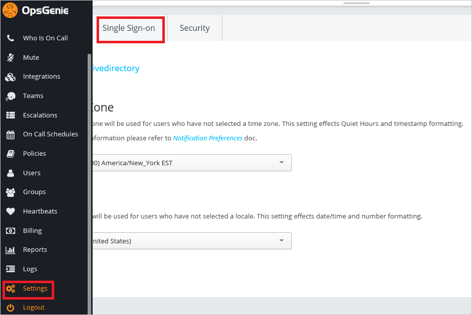 OpsGenie Single Sign-On