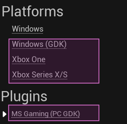 Unreal Engine GDK 平台 & 插件设置