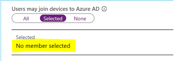 Image that shows Configuration of Azure AD Joined Devices.