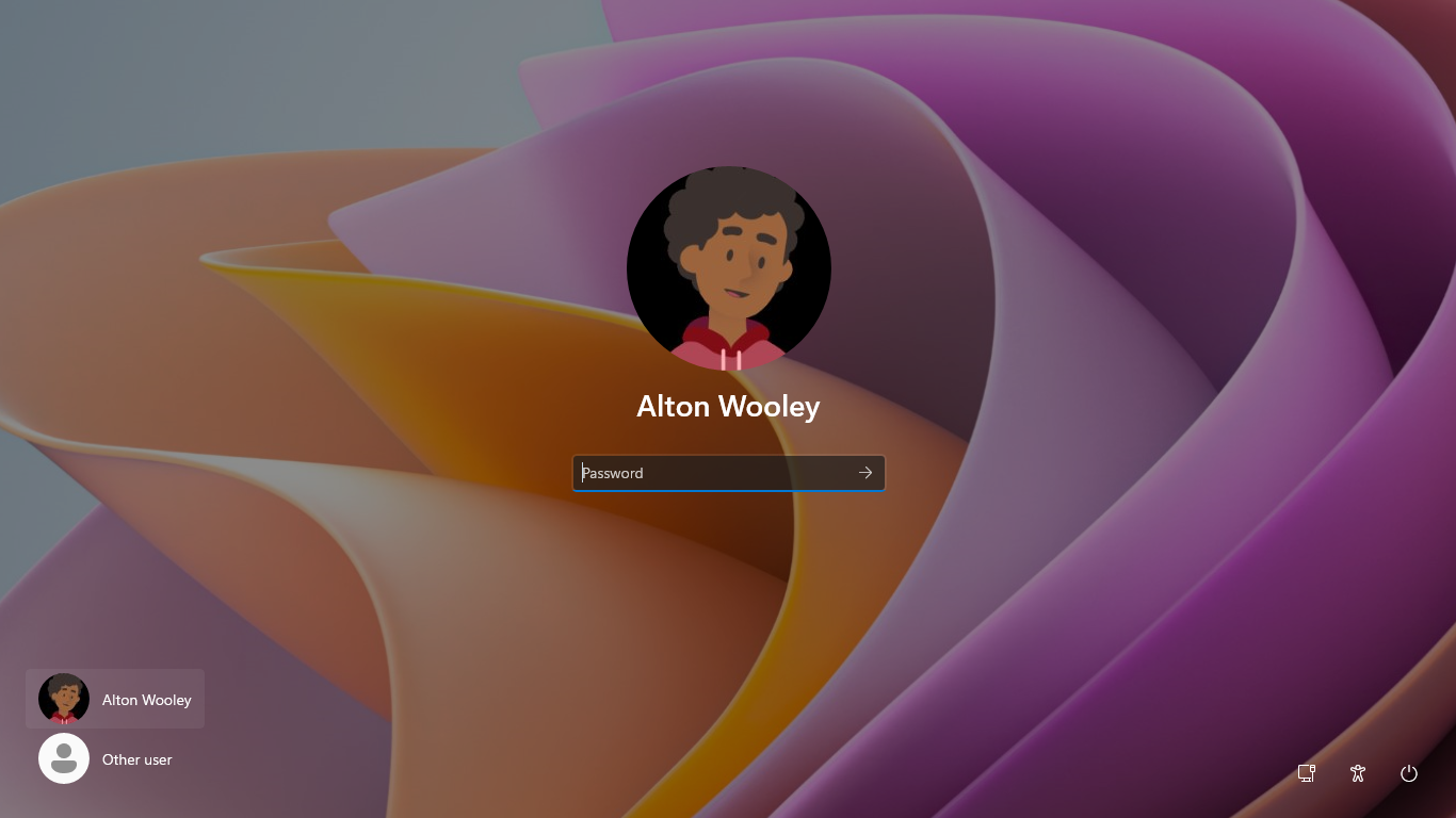 Windows 11登录屏幕