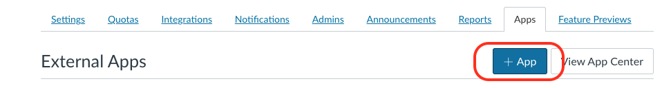 Canvas Add App Button