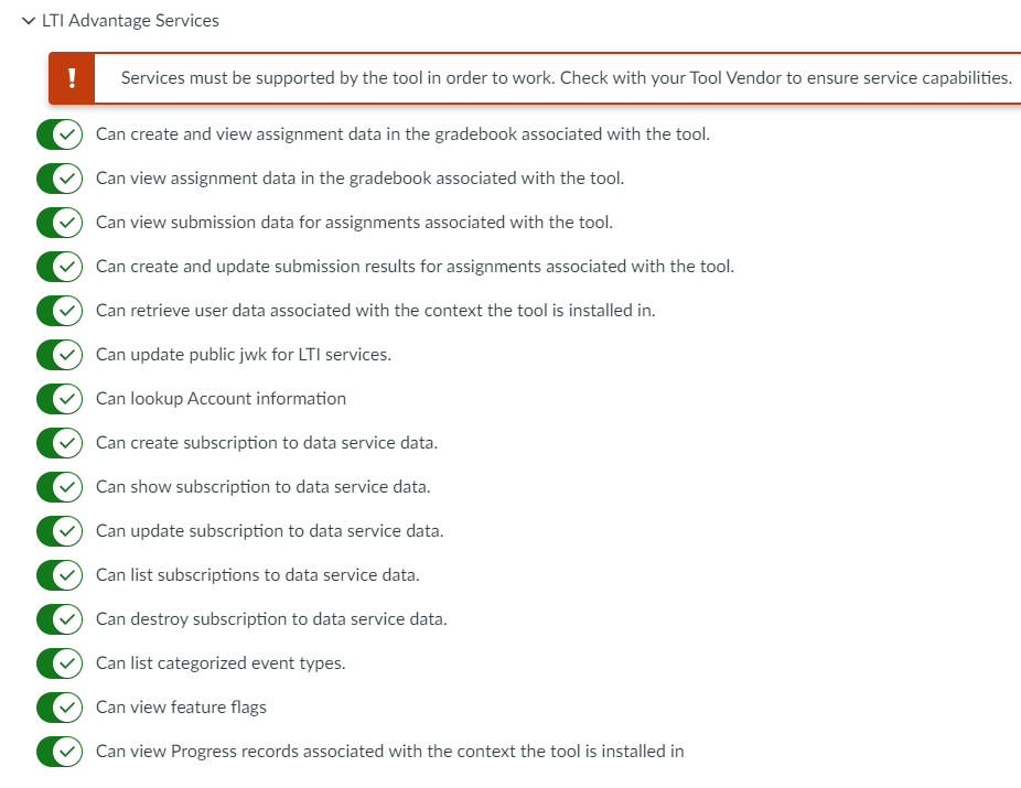 LTI Advantage Services