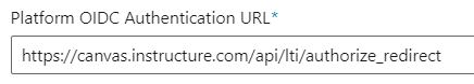 OIDC Authentication URL