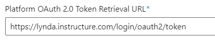 Platform Oauth Token Retrieval URL