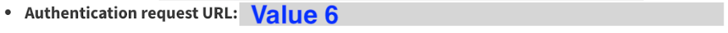 Authentication Request URL