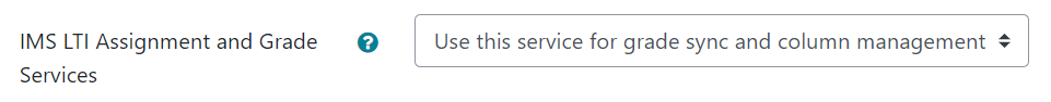 IMS LTI Assignment and Grade Services