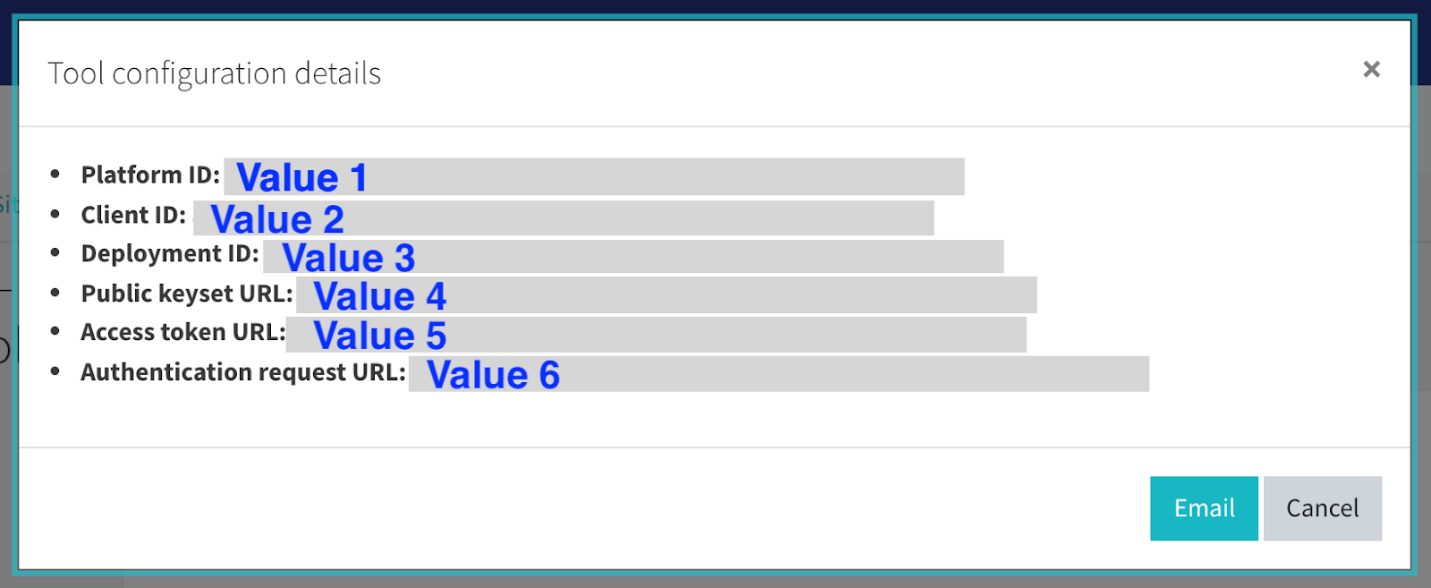 Tool Configuration Details