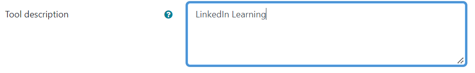 Tool Description