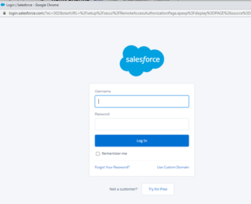 Pop-up asking for Username and password.