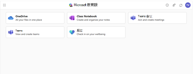 Microsoft 365 LTI 集成的屏幕截图。