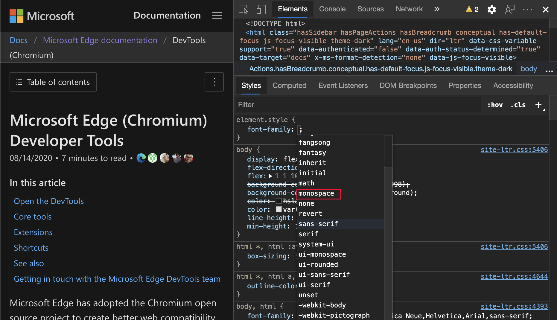 Edge developer. Microsoft Edge source Map.